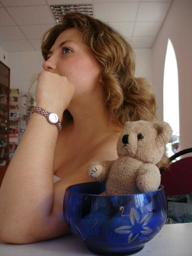 Valya and her bear