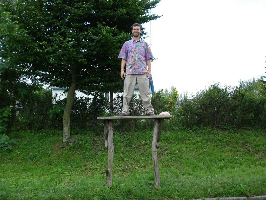 Me on the milk stand